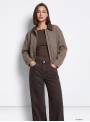 BOMBER CUADRO VICHY MARRON