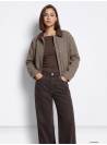 BOMBER CUADRO VICHY MARRON