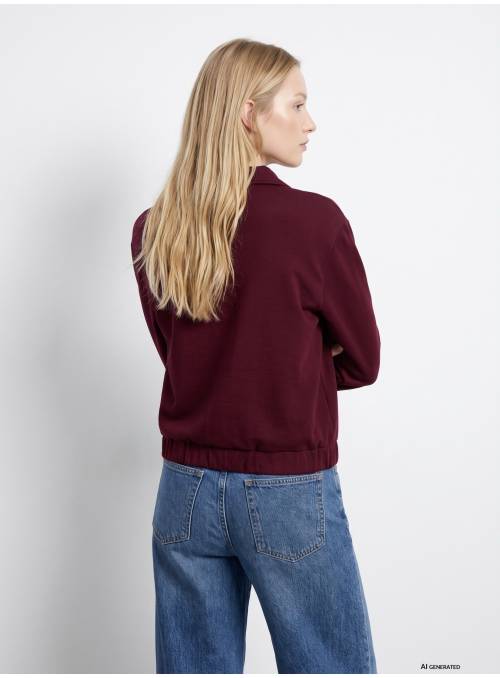 SUDADERA VALENTINA GRANATE