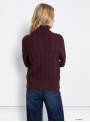 JERSEY CENEFA GRANATE CON CUELLO