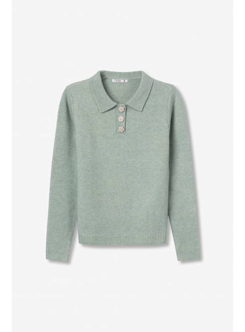 JERSEY MARILYN VERDE BOTON PERLA TIFFOSI