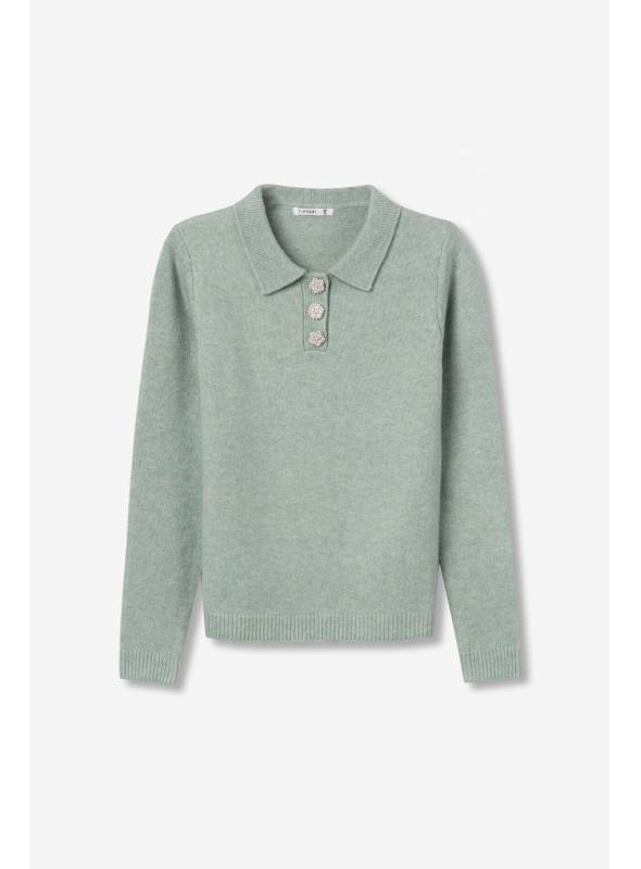 JERSEY MARILYN VERDE BOTON PERLA TIFFOSI