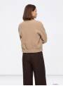 CHAQUETA MIRA BEIG BOTON MADERA TIFFOSI