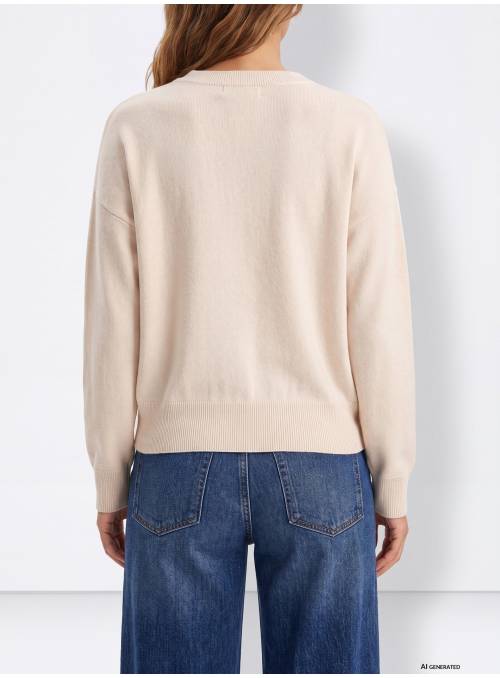 JERSEY PUNTO CORTE AMPLIO BLANCO