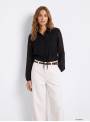 BLUSA MAREY BRILLO NEGRO TIFFOSI
