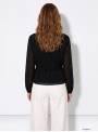 BLUSA MAREY BRILLO NEGRO TIFFOSI