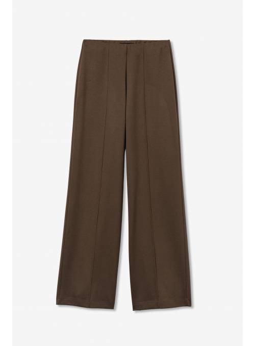 PANTALÓN PUNTO YORKER MARRON