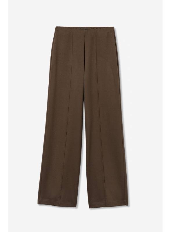 PANTALÓN PUNTO YORKER MARRON