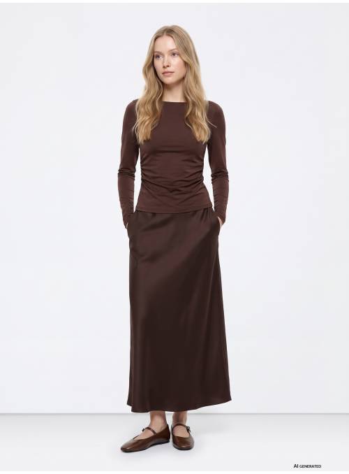 FALDA KANSAS MARRON TIFFOSI