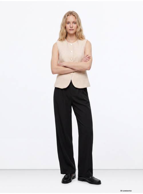 PANTALON ANORA NEGRO TIFFOSI