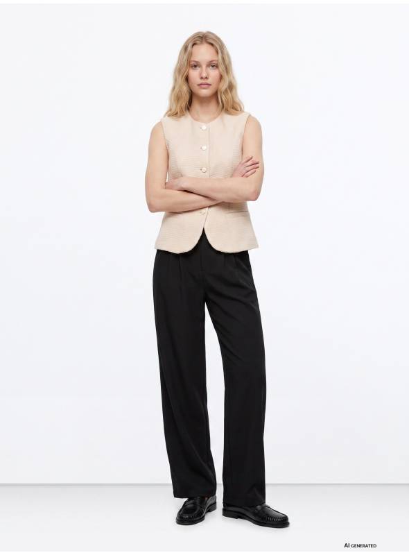 PANTALON ANORA NEGRO TIFFOSI