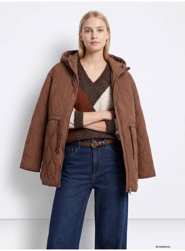 CHAQUETA ACOLCHADO CAMEL TIFFOSI
