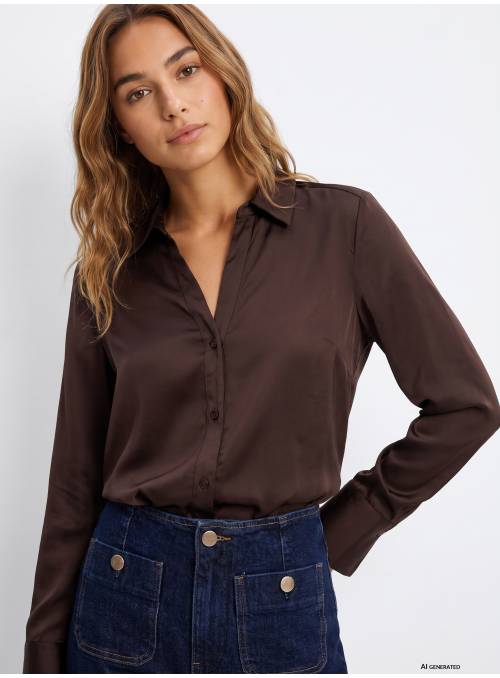 CAMISA CAPRICHO MARRON TIFFOSI