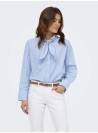 CAMISA LAZO AZUL RAYAS ONLY