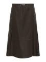 FALDA MINI MARRON CORTE FLUIDO ONLY