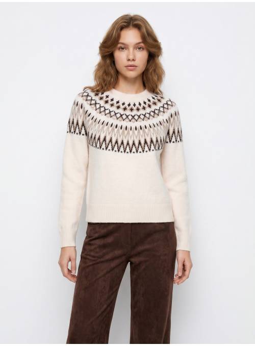 JERSEY CENEFA GRANATE Y BEIGE TIFFOSI
