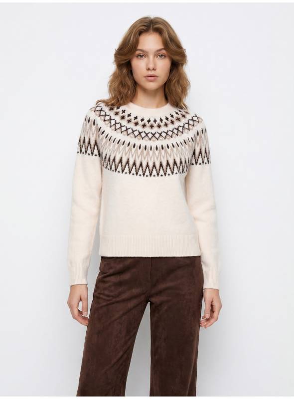 JERSEY CENEFA GRANATE Y BEIGE TIFFOSI