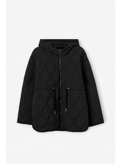 CHAQUETA ACOLCHADO NEGRA TIFFOSI