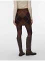 FALDA DARLA PUNTO MARRON ROMBOS VERO MODA
