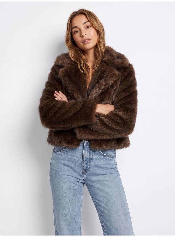 CHAQUETON IRINA MARRON PELO TIFFOSI