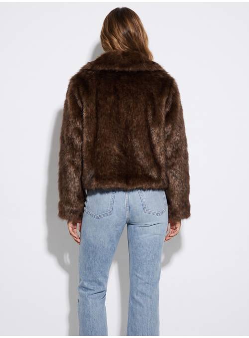 CHAQUETON IRINA MARRON PELO TIFFOSI