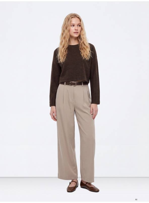 PANTALÓN HELENA BEIGE TIFFOSI