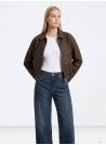 CHAQUETA BOMBER CHOCO TIFFOSI