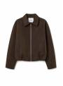 CHAQUETA BOMBER CHOCO TIFFOSI