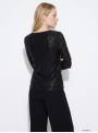 TOP ELLIE NEGRO BRILLO TIFFOSI