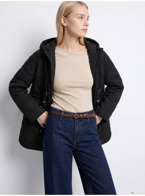 CHAQUETA ACOLCHADO NEGRA TIFFOSI