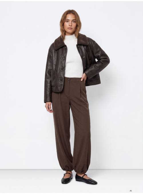 PANTALÓN BOMBACHO MARRÓN TIFFOSI