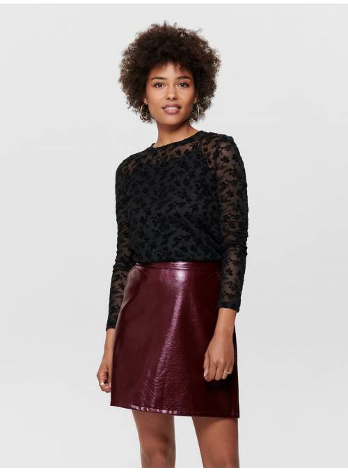BLOUSE - CLOSED NECKLINE FEM KNIT PL54/P